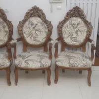 مبل سلطنتی مدل فرحی ۹ نفره بسیار تمیز و خاص|مبلمان خانگی و میز عسلی|سنندج, |دیوار