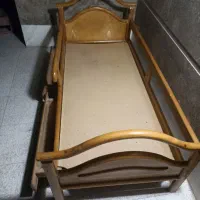 تخت تک نفر چو ب راش با تشک