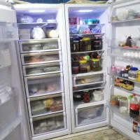 یخچال وفریزر دوقلو یخساز الکتروسان 30فوت|یخچال و فریزر|مهاباد (آذربایجان غربی), |دیوار