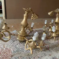 لوستر برنز (با لامپها)|لوستر و چراغ آویز|الوند, |دیوار