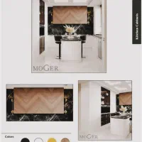 کارخانه موگر تولیدو اجرای کابینتهای آشپزخانه و درب