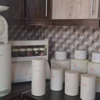 سرویس کامل آشپزخانه مارک اورانوس جنس فلزی چرمی