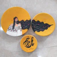 دیوار کوب سفالی