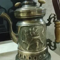 سماور شکاری ذغالی قدیمی