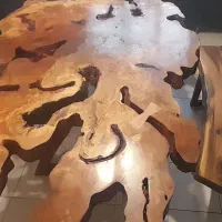 میز روستیک|میز و صندلی غذاخوری|تهران, زرکش|دیوار