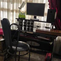 میز.مانیتور.اسپیکر.موس|میز تحریر و کامپیوتر|مشکیندشت, |دیوار