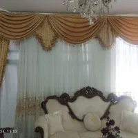فروش پرده سلطنتی در حد نو|پرده، رانر، رومیزی|صحنه, |دیوار