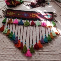 گلیم مهره دار|پرده، رانر، رومیزی|خاش, |دیوار