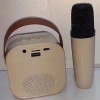 اسپیکر بلوتوثی میکروفن دار رقص نور دار M120|پخش‌کننده همراه|قم, نیروگاه|دیوار