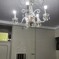 لوستر قدیمی ۵ شاخه سالم