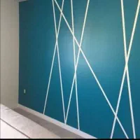 نقاشی ساختمان مدرن (طرح کاغذ دیواری)