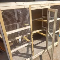 جفت کن جفت کنی قفس چوبی گنجه کبوتر کفتر|لوازم جانبی حیوانات|محمدشهر, یزدیها|دیوار