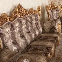 مبل سلطنتی ۹ نفره با دو میزبان ،جلو مبلی ودوعسلی|مبلمان خانگی و میز عسلی|هشتگرد, فاز ۱ مهستان|دیوار