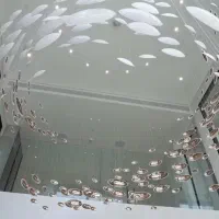 لوستر ویلایی مدرن لابی ووید ریزشی هتلی پاساژی|لوستر و چراغ آویز|تهران, قلهک|دیوار