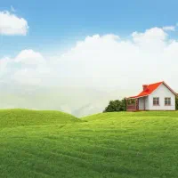 زمین ۶۰۰ متری دور دیوار