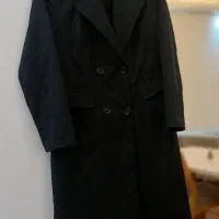 مانتو مشکی چهار دکمه