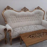 سه دست مبلمان استیل ۹نفره کاملا نو مناسب جهیزیه|مبلمان خانگی و میز عسلی|مشهد, احمدآباد|دیوار
