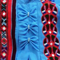 دوخت لباس بلوچی زنانه|لباس|گنبد کاووس, |دیوار