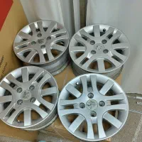 یک جفت لاستیک چینی205 پژو با دو جفت رینگ صلیبی ۱۴|قطعات یدکی و لوازم جانبی|همدان, |دیوار