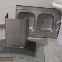 سینک طول۱۲ در عرض۶۰سالم .هود بی‌مکس.  وروشویی