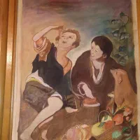 نقاشی اثرهنری ازنقاش معروف آبورنگ|تابلو، نقاشی، عکس|مشهد, تربیت (صدف)|دیوار