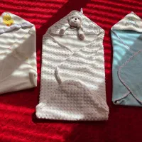 پتو دورپیچ کلاهدار حبابی عروسک دار