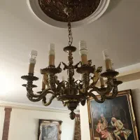 لوستر ۸ شاخه برنز