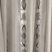 پرده با ملافه های زیر و میله استیل|پرده، رانر، رومیزی|تهران, نعمتآباد|دیوار