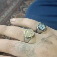انگشتر خط ریز نویس  کهنه