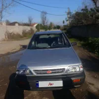 پراید مدل ۸۴ رنگ نقره ای تک سوز