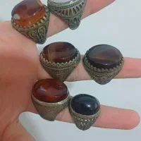 ۶ عدد انگشتر نقره عیار‌پایین