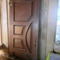 در ورودی چوبی