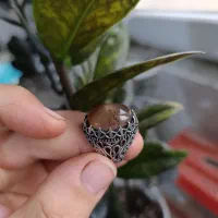 انگشتر عقیق شنی|جواهرات|پیشوا, |دیوار