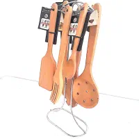 پک چوبی کفگیر ملاقه|ظروف پخت‌وپز|ابهر, |دیوار