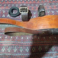 کمربند قدیمی چرم اصل.کفش چرم سایز۴۴