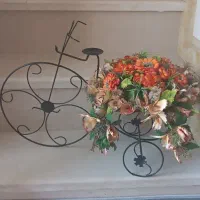دوچرخه گل مصنوعی دست ساز