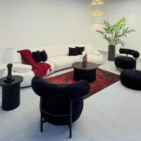 فرش شایلین ۱۲۰۰شانه حریر مخمل کاشان مبل ۸نفره