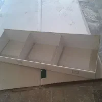 قفسه فلزی ورق سنگین رنگ کوره ای سفید