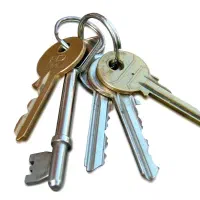 یک دسته کلید پیدا شده