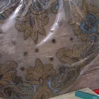 ترمه سنگ دوزی شده|صنایع دستی و سایر لوازم تزئینی|قم, شهرک امام حسن|دیوار