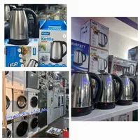 کتری برقی کلونی راف شیشه و استیل با ضمانت|سماور، چای‌ساز، قهوه‌ساز|مشهد, طلاب|دیوار