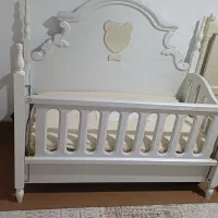 تخت کودک و نوجوان با تشک رویال در حد نو|تخت و سرویس خواب|گلستان (تهران), |دیوار