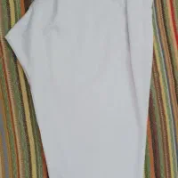 شلوارکردی تترون بروجرد رنگ سفیدومشکی قد۱۰۰.۱۰۵.۱۱۰