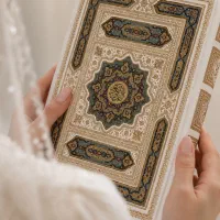 قرآن عروس معطر همراه دفتر بله برون و قاب صندوقی|کتاب و مجله مذهبی|تهران, قیطریه|دیوار