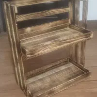 شلف و طبق و کافی بار|کتابخانه، شلف، قفسههای دیواری|رشت, شهرک احمد خمینی|دیوار