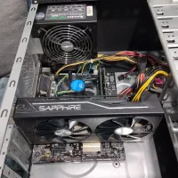 کیس کامپیوتر گیمینگ نسل 4 رم 12 i5 4440 RX 470