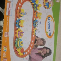 قطار بازی موزیکال با ریل و واگنها