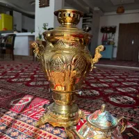 سماور گازی طلایی بسیار زیبا|سماور، چای‌ساز، قهوه‌ساز|تهران, قیطریه|دیوار