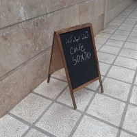 تخته سیاه کافه دو طرفه