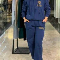 ست سویشرت و شلوار وتیشرت وشلوارو بافت وشال